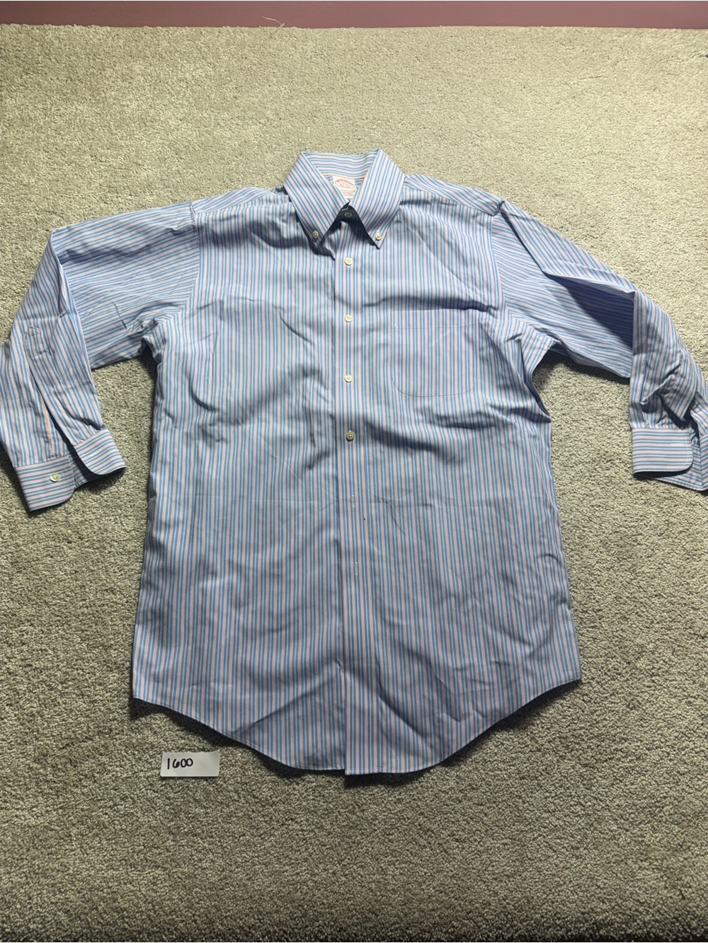 Brooks brothers men’s long sleeve button dress shirt sz 15/32